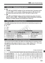 Предварительный просмотр 159 страницы Canon 2011B002 - EOS 1Ds Mark III Digital Camera SLR Instruction Manual