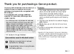 Preview for 2 page of Canon 2042B002 Instruction