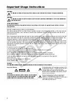 Предварительный просмотр 2 страницы Canon 2080B001 - XL H1S Camcorder Instruction Manual