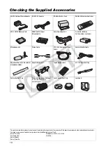 Предварительный просмотр 10 страницы Canon 2080B001 - XL H1S Camcorder Instruction Manual