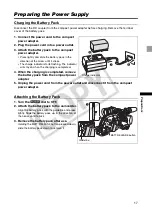 Предварительный просмотр 17 страницы Canon 2080B001 - XL H1S Camcorder Instruction Manual