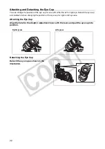 Предварительный просмотр 22 страницы Canon 2080B001 - XL H1S Camcorder Instruction Manual