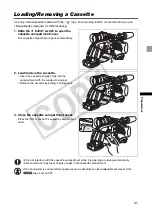 Предварительный просмотр 31 страницы Canon 2080B001 - XL H1S Camcorder Instruction Manual