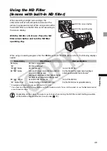 Предварительный просмотр 49 страницы Canon 2080B001 - XL H1S Camcorder Instruction Manual