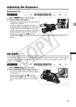 Предварительный просмотр 69 страницы Canon 2080B001 - XL H1S Camcorder Instruction Manual