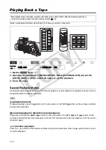 Предварительный просмотр 114 страницы Canon 2080B001 - XL H1S Camcorder Instruction Manual