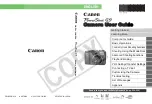 Preview for 1 page of Canon 2082B001 User Manual