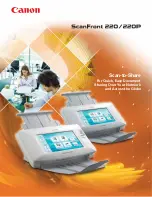 Preview for 1 page of Canon 220P - imageFORMULA ScanFront Brochure & Specs