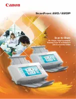 Canon 220P - imageFORMULA ScanFront Brochure & Specs preview