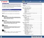 Preview for 3 page of Canon 2454B002 User Manual