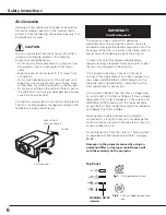 Preview for 6 page of Canon 2473B002 - LV 7585 XGA LCD Projector User Manual