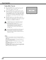 Предварительный просмотр 24 страницы Canon 2473B002 - LV 7585 XGA LCD Projector User Manual