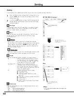 Предварительный просмотр 48 страницы Canon 2473B002 - LV 7585 XGA LCD Projector User Manual