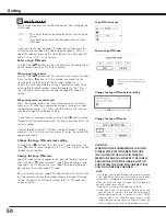 Предварительный просмотр 50 страницы Canon 2473B002 - LV 7585 XGA LCD Projector User Manual