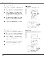 Предварительный просмотр 58 страницы Canon 2473B002 - LV 7585 XGA LCD Projector User Manual