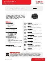 Предварительный просмотр 1 страницы Canon 2665B001 Technical Specifications