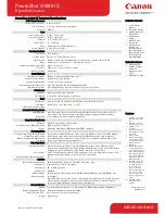 Preview for 2 page of Canon 2668b001 Technical Specifications