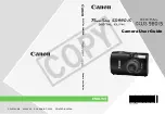 Предварительный просмотр 1 страницы Canon 2669B001 User Manual