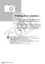 Предварительный просмотр 72 страницы Canon 2675B001 - SELPHY ES3 Photo Printer User Manual