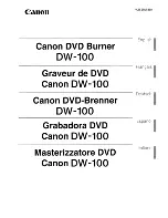 Предварительный просмотр 1 страницы Canon 2683B002 - DW 100 - DVD-RW Drive User Manual