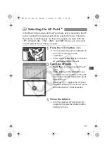 Preview for 61 page of Canon 2756B001 - EOS Rebel XSi Digital Camera SLR Instruction Manual