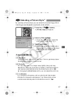 Preview for 67 page of Canon 2756B001 - EOS Rebel XSi Digital Camera SLR Instruction Manual