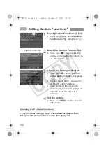 Preview for 152 page of Canon 2756B001 - EOS Rebel XSi Digital Camera SLR Instruction Manual