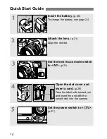 Предварительный просмотр 14 страницы Canon 2764B003 - EOS 5D Mark II 21.1MP Digital SLR Instruction Manual