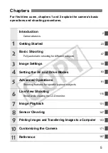 Предварительный просмотр 5 страницы Canon 28 135 - EOS 50D 15.1MP Digital SLR Camera Instruction Manual