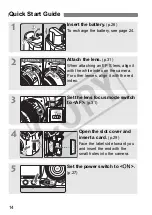 Предварительный просмотр 14 страницы Canon 28 135 - EOS 50D 15.1MP Digital SLR Camera Instruction Manual