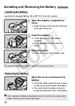 Предварительный просмотр 26 страницы Canon 28 135 - EOS 50D 15.1MP Digital SLR Camera Instruction Manual