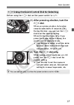 Предварительный просмотр 37 страницы Canon 28 135 - EOS 50D 15.1MP Digital SLR Camera Instruction Manual