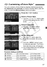 Предварительный просмотр 67 страницы Canon 28 135 - EOS 50D 15.1MP Digital SLR Camera Instruction Manual