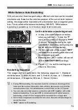 Предварительный просмотр 75 страницы Canon 28 135 - EOS 50D 15.1MP Digital SLR Camera Instruction Manual