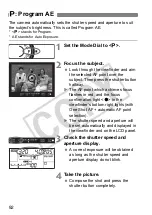 Предварительный просмотр 92 страницы Canon 28 135 - EOS 50D 15.1MP Digital SLR Camera Instruction Manual