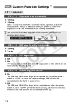 Предварительный просмотр 174 страницы Canon 28 135 - EOS 50D 15.1MP Digital SLR Camera Instruction Manual