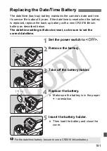 Предварительный просмотр 191 страницы Canon 28 135 - EOS 50D 15.1MP Digital SLR Camera Instruction Manual