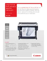 Предварительный просмотр 1 страницы Canon 2983B007 Brochure & Specs