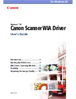 Предварительный просмотр 1 страницы Canon 3000F - CanoScan Scanner User Manual