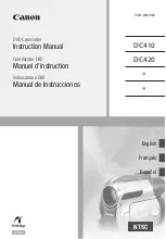 Canon 3377B001 - DC 420 Camcorder Instruction Manual preview