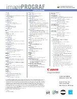 Предварительный просмотр 4 страницы Canon 3432B007 Brochure & Specs