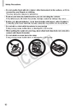 Предварительный просмотр 10 страницы Canon 3473B001 User Manual