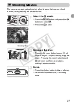 Предварительный просмотр 27 страницы Canon 3474B001 User Manual