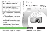 Предварительный просмотр 1 страницы Canon 3576B001 User Manual