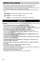 Предварительный просмотр 10 страницы Canon 3633B005 User Manual