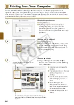 Предварительный просмотр 60 страницы Canon 3647B001 - SELPHY ES40 Photo Printer User Manual