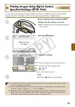 Предварительный просмотр 67 страницы Canon 3647B001 - SELPHY ES40 Photo Printer User Manual