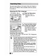 Preview for 48 page of Canon 370Z - ELPH - Camera Instruction Manual