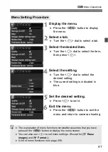 Preview for 41 page of Canon 3814B004 - EOS 7D Digital Camera SLR Instruction Manual