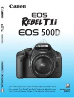 Предварительный просмотр 1 страницы Canon 3818B002 - Rebel T1i 15.1 MP Digital SLR Instruction Manual